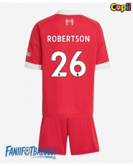 Liverpool Andrew Robertson #26 Echipament de Fotbal Replică 2025-26 Copii Acasa (+ Șorturi)